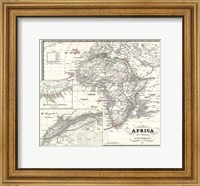 1855 Spruner Map of Africa Since the Beginning of the 15th Century Fine Art Print