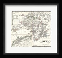 1855 Spruner Map of Africa Since the Beginning of the 15th Century Fine Art Print