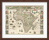 Africa 1635, Willem Janszoon Blaeu Fine Art Print