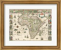 Africa 1635, Willem Janszoon Blaeu Fine Art Print