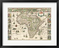 Africa 1635, Willem Janszoon Blaeu Fine Art Print