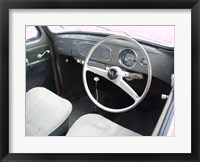 Armaturenbrett VW Kaefer 1956 Rechtssteuerung Framed Print