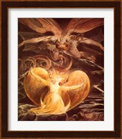 William Blake the dragon Fine Art Print