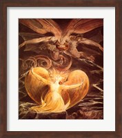 William Blake the dragon Fine Art Print