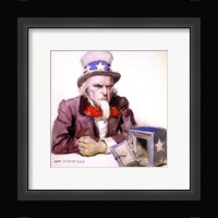 James Montgomery Flagg  -Uncle Sam With Empty Treasury 1920 Fine Art Print