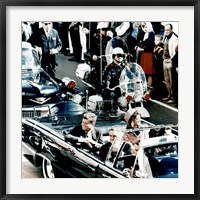 JFK Motorcade Dallas, TX Fine Art Print