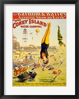 Barnum & Bailey Coney Island Water Carnival Fine Art Print