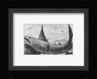 Basking Shark Harper's Weekly October 24, 1868 Fine Art Print