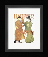 Brooklyn Museum Harper's Poster January 1895  Edward Penfield Fine Art Print