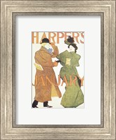 Brooklyn Museum Harper's Poster January 1895  Edward Penfield Fine Art Print