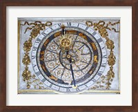 Cathedrale Saint Jean Lyon Astronomical Clock Dial Fine Art Print