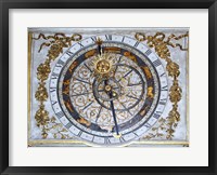 Cathedrale Saint Jean Lyon Astronomical Clock Dial Fine Art Print