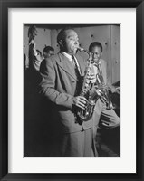 Charlie Parker, Tommy Potter, Miles Davis, Duke Jordan, Max Roach Framed Print