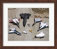 Collection of Military Aircraft Fine Art Print