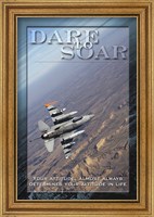 Dare to Soar Affirmation Poster, USAF Fine Art Print