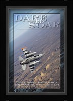 Dare to Soar Affirmation Poster, USAF Fine Art Print