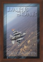 Dare to Soar Affirmation Poster, USAF Fine Art Print