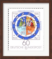 Jahre Gregorianischer Kalender Fine Art Print
