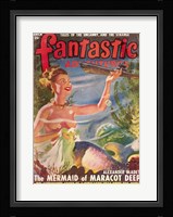 Fantastic Adventures 1949 March Cover Framed Print
