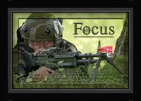 Focus Affirmation Poster, USAF Fine Art Print