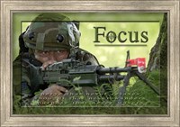 Focus Affirmation Poster, USAF Fine Art Print