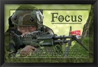 Focus Affirmation Poster, USAF Fine Art Print