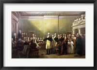 General George Washington Resigning His Commission Fine Art Print