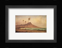 Gideon Jacques Denny - 'Waikiki Beach', oil on canvas, 1868 Fine Art Print