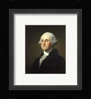 Gilbert Stuart Williamstown Portrait of George Washington Framed Print