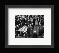 Honor Guard Prepares to Fold Flag Over JFK Casket, 25 November 1963 Fine Art Print
