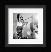 Howard McGhee, Brick Fleagle and Miles Davis, September 1947 Fine Art Print