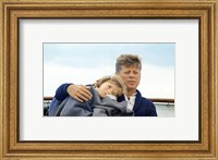 Hyannisport Weekend Caroline Kennedy, President Kennedy Fine Art Print