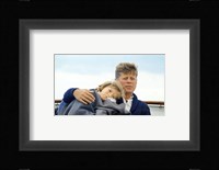 Hyannisport Weekend Caroline Kennedy, President Kennedy Framed Print