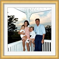 JFK and family in Hyannis Port, August 1962 Fine Art Print