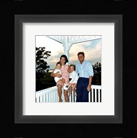 JFK and family in Hyannis Port, August 1962 Fine Art Print