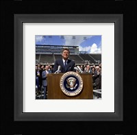 JFK at Rice University Fine Art Print