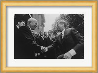 JFK Khrushchev Handshake 1961 Fine Art Print