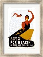 Swim for Health Fine Art Print