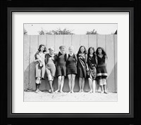 Potomac Tidal Basin Female Swimmers Fine Art Print