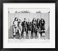 Potomac Tidal Basin Female Swimmers Fine Art Print