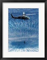 US Navy Search and Rescue Diver Fine Art Print