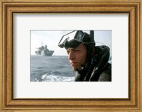 US Navy Simmer Training Aboard Fine Art Print