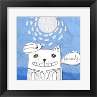 Howdy Cat Fine Art Print