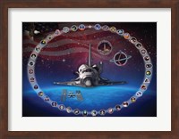 Space Shuttle Discovery Tribute Poster Fine Art Print