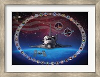Space Shuttle Discovery Tribute Poster Fine Art Print