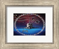 Space Shuttle Discovery Tribute Poster Fine Art Print