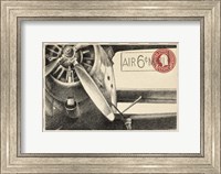 Small Vintage Air Mail II Fine Art Print