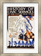 History of Civic Services in the NYC Fire Department 1731 Fine Art Print