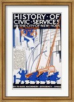 History of Civic Services in the NYC Fire Department 1936 Fine Art Print