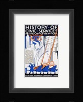 History of Civic Services in the NYC Fire Department 1936 Fine Art Print